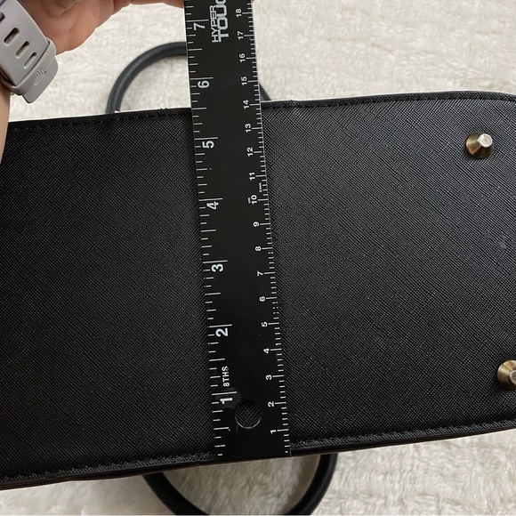 Miztique Black with Racer-Stripe Handbag Zipper Purse - Picture 12 of 13